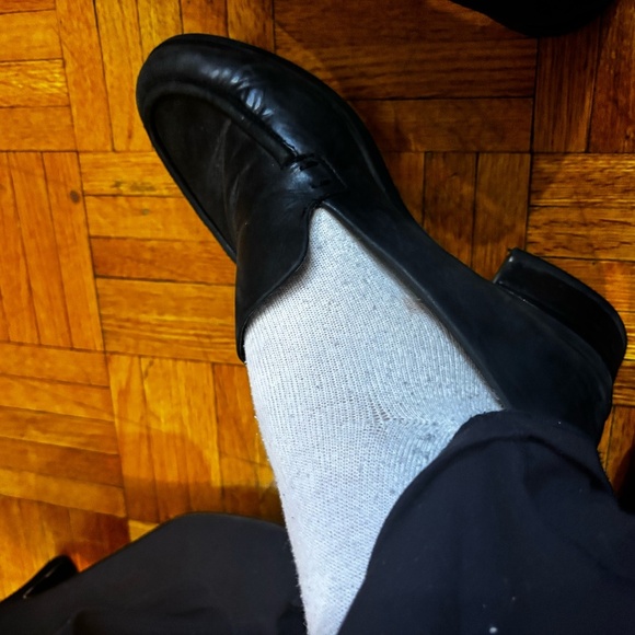 Franco Sarto Black Loafers - Picture 2 of 8